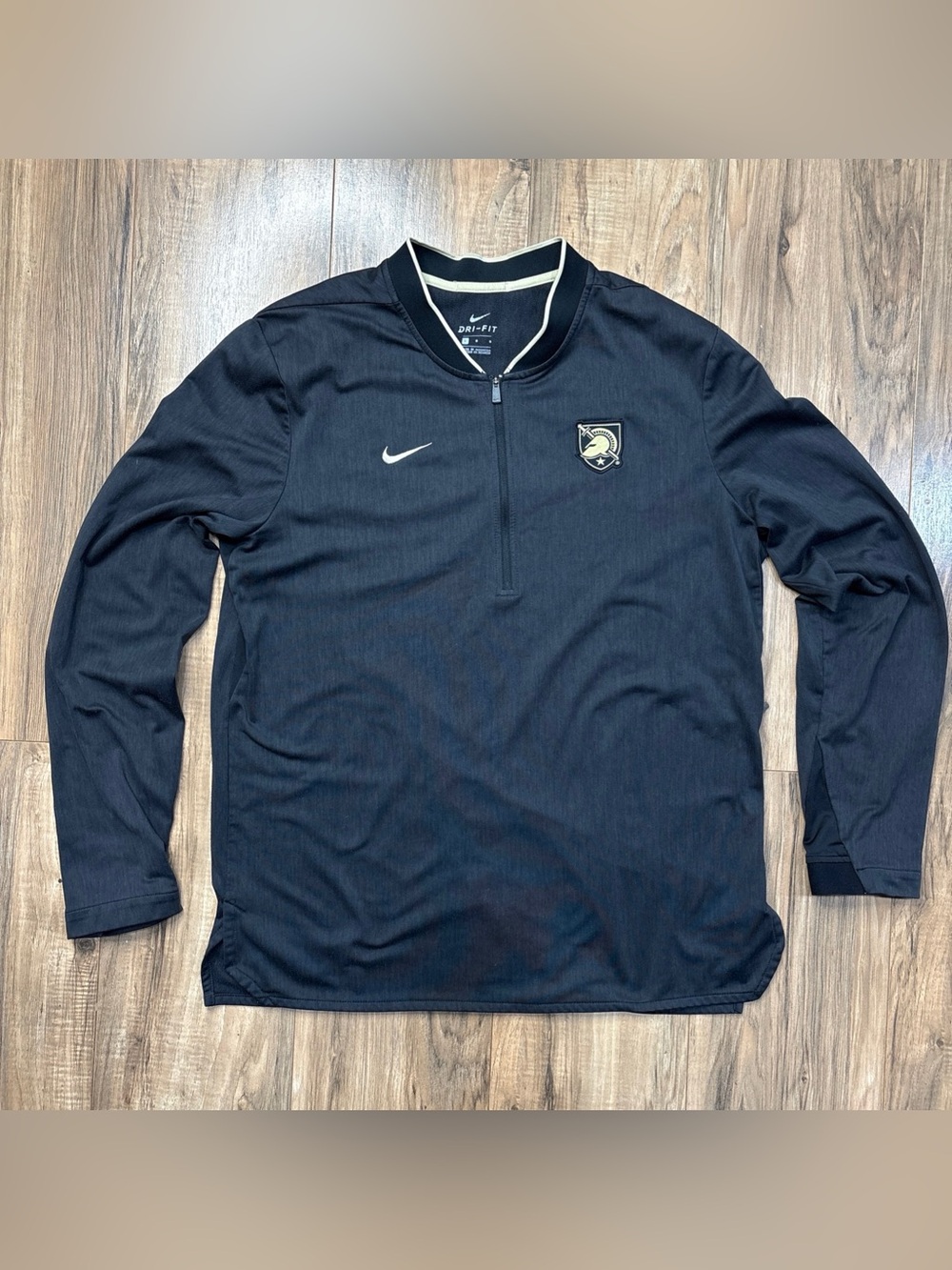 Nike Dri-FIT Army Black Knights Quarter Zip Pullover Football West Point